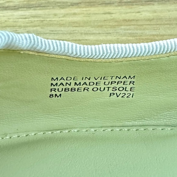 Michael Kors Ballet Flats Rose‎ Gold Cap Toe Logo Detail Size 8M